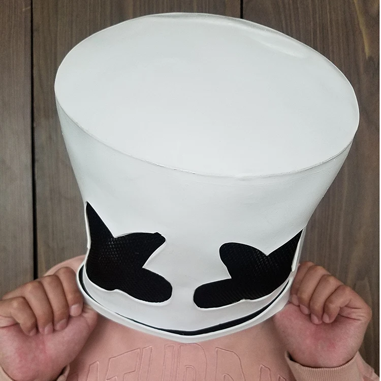 Карнавальный костюм DJ Marshmello карнавальный на все лицо забавные латексные маски