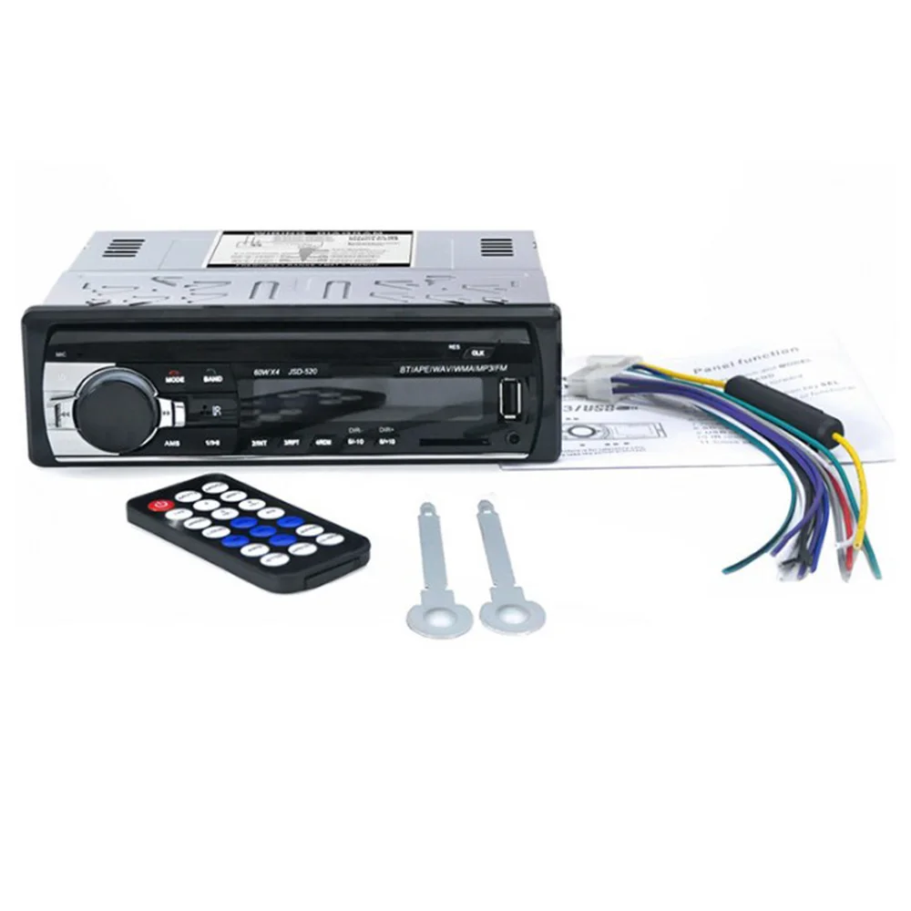 Один Din стерео Reveiver с Bluetooth аудио автомобиля FM радио mp3 плеер USB/SD/AUX беспроводной