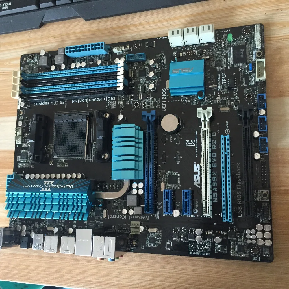 ASUS M5A99X EVO R2.0 оригинальная б/у материнская плата DDR3 Socket AM3 + платы 32 Гб USB2.0 USB3.0 990X