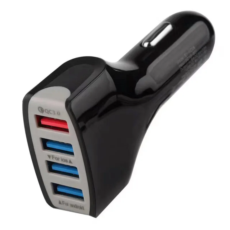 QC 3 0 быстрая зарядка автомобильное зарядное устройство 4 порта USB