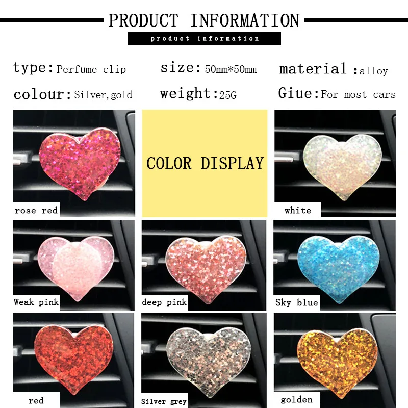 Милый дневной рассеиватель воздуха для автомобиля аксессуар персикового цвета