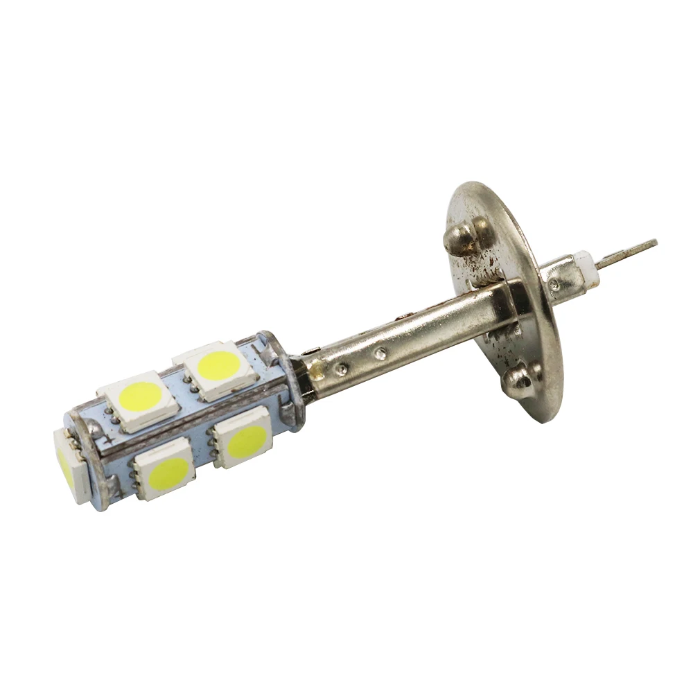 Y H1 светодиодный ламп супер яркий высокой Мощность H3 9SMD 5050 авто светильник лампы