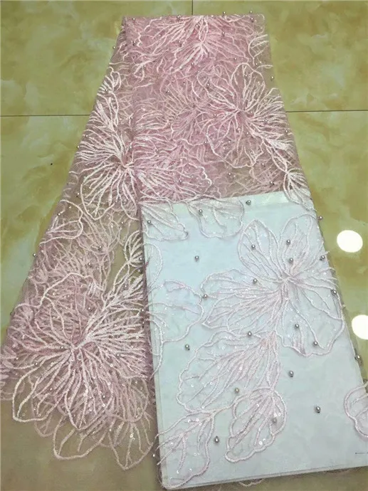Aso Ebi нигерийские бусины кружевная ткань высокое качество золото серый небесно