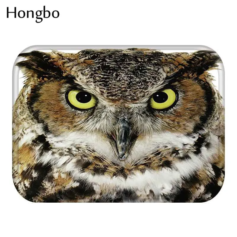 Hongbo 40*60 см тигр Собака Сова Кот узор Противоскользящий коврик дверные коврики