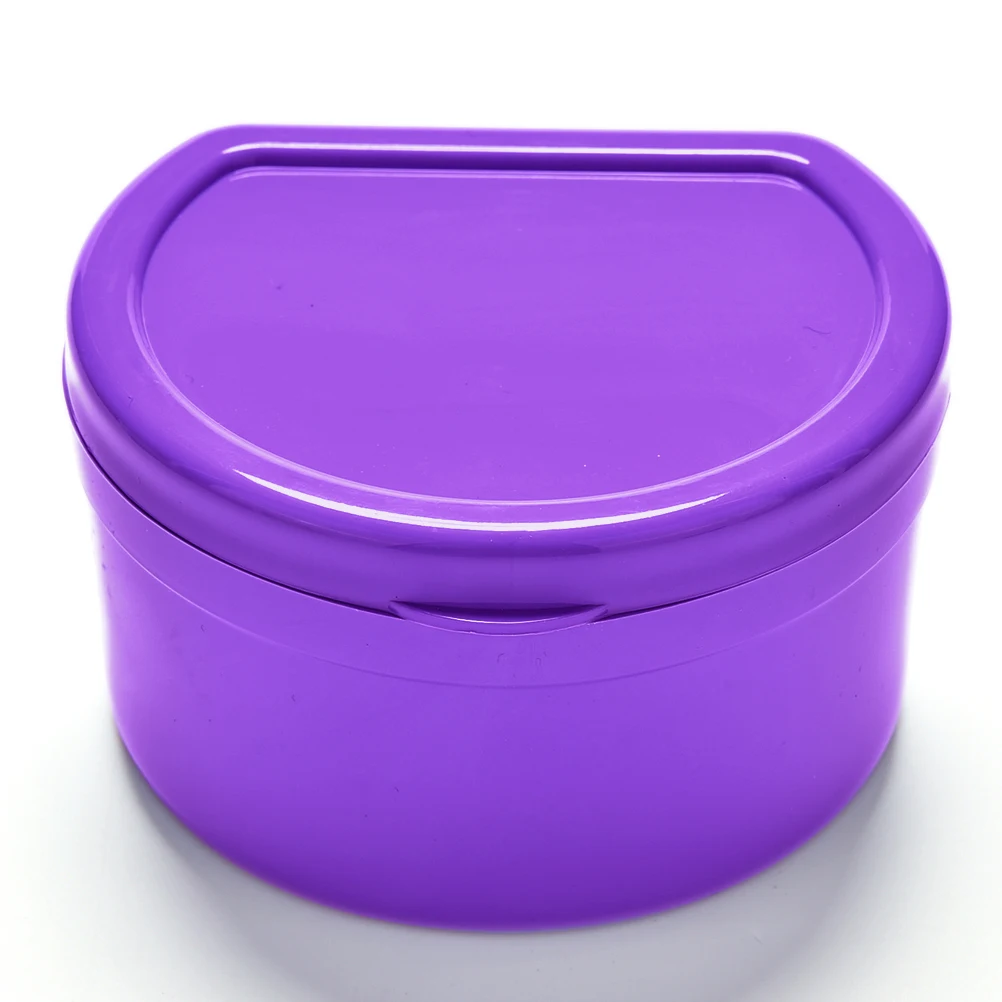 Purple Mouth Guard Stop False Teeth Grinding Anti Snoring Bruxism with Case Storage Box Sleep Aid Eliminates Snoring - Цвет: Purple