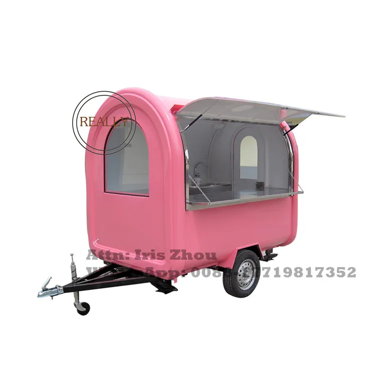 Многоцветный трейлер для еды передвижной кухонный грузовик мороженое хот дог