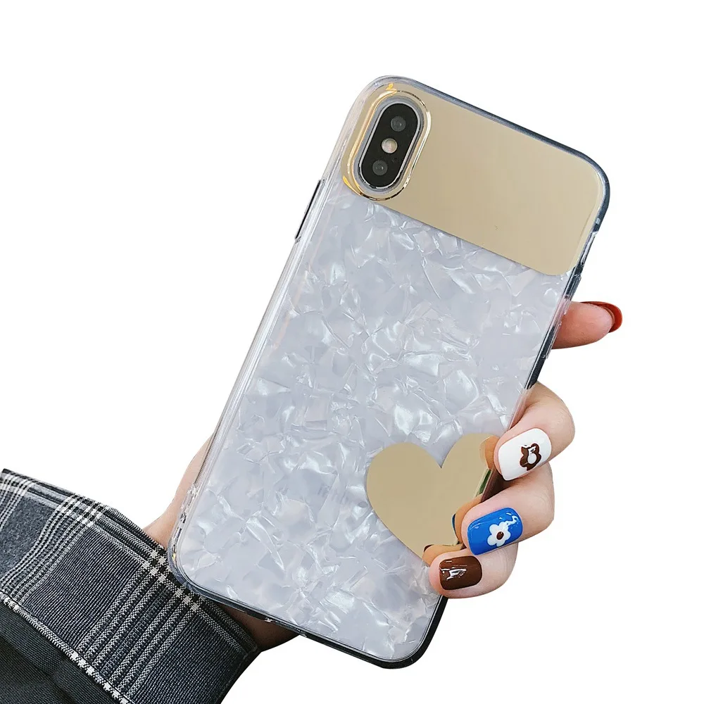 KISSCASE макияж зеркальный чехол для iPhone X XR XS MAX 7 8 Plus Жесткий PC Блестящий стеклянный