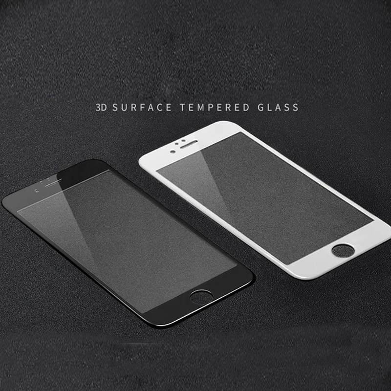 For iphone 7 plus tempered glass 3D curved edge full cover mobile phone front screen protector protective for | Мобильные телефоны