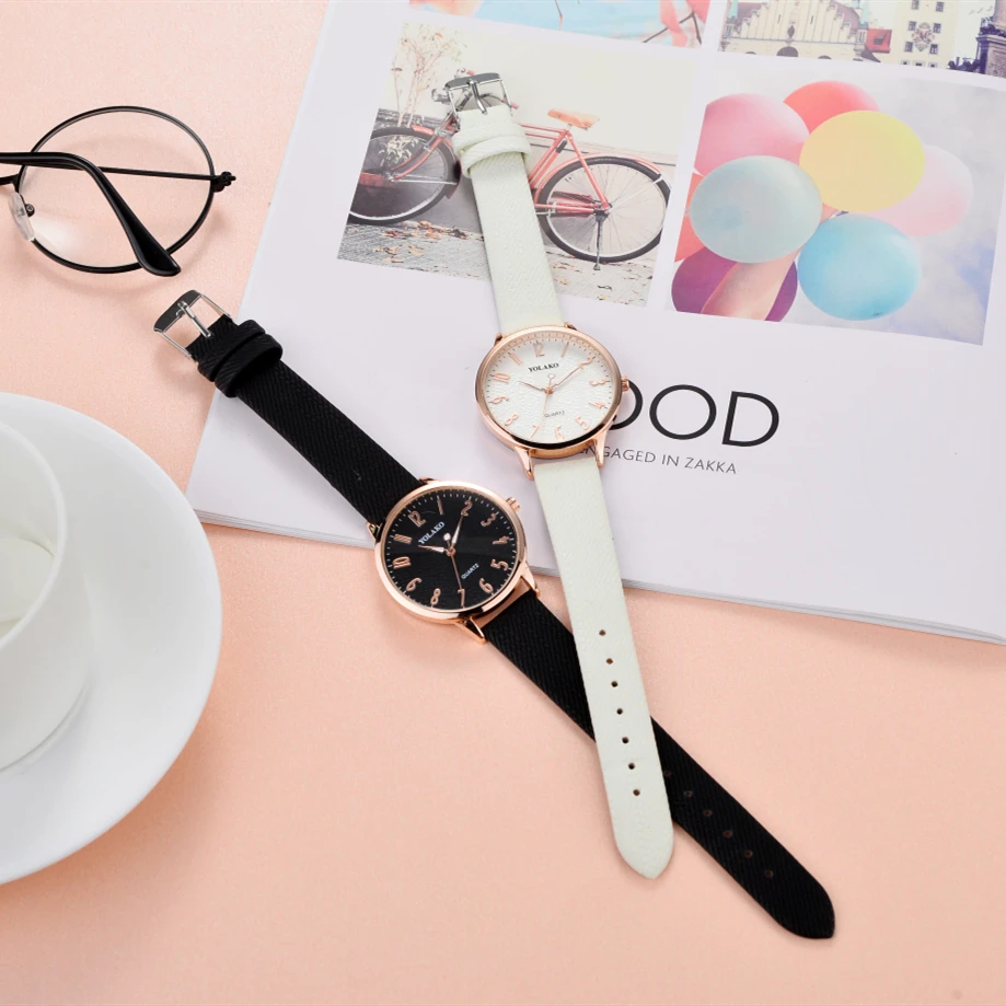 Reloj 2018 новые часы женские брендовые модные кожаные Аналоговые кварцевые наручные