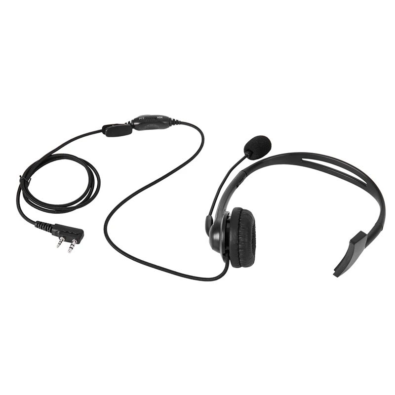 2 PIN PTT Mic наушники гарнитура для KENWOOD RETEVIS BAOFENG UV5R 5R/888S | Электроника