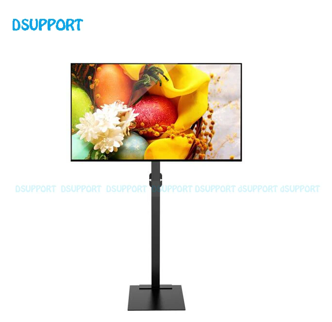 32-70 inch LCD LED Plasma Monitor TV Mount ST99 Floor Stand Tilt Swivel AD Display Wire Management