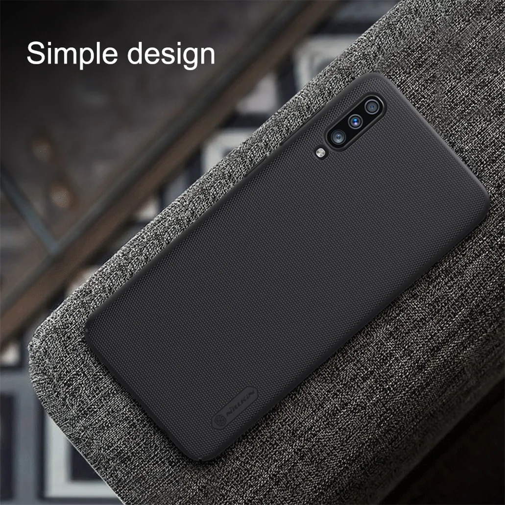 Чехол для samsung Galaxy A70, чехол для телефона Nillkin, суперматовый защитный жесткий чехол из поликарбоната для samsung Galaxy A70, Подарочный держатель для телефона
