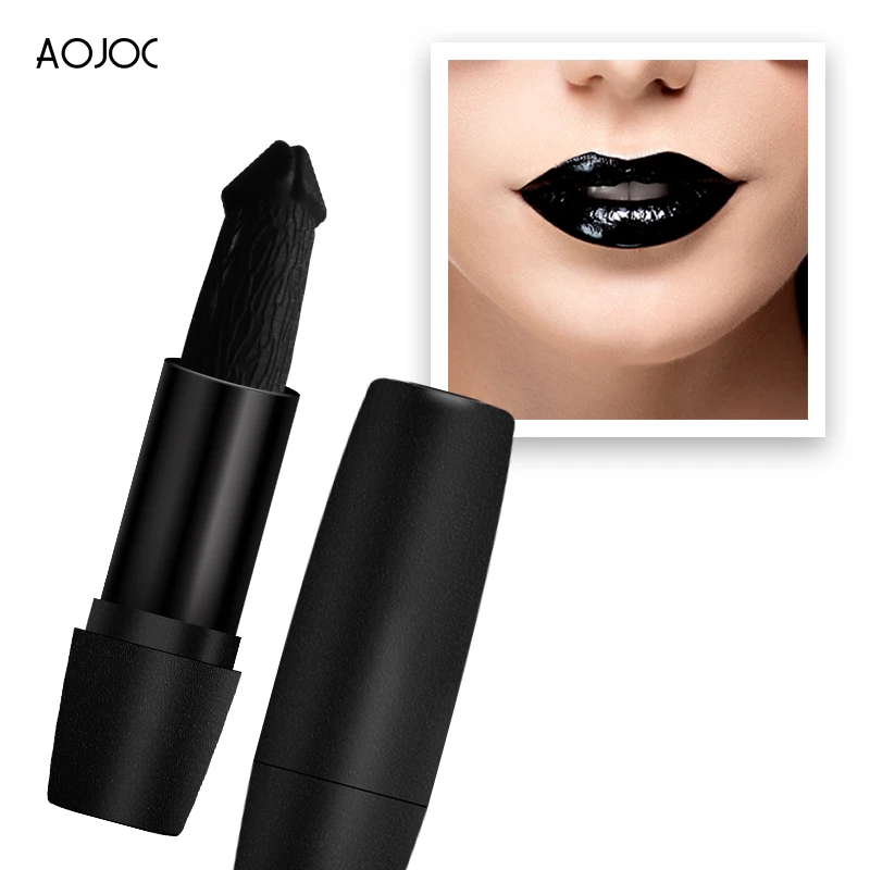 Бренд Aojoc милый пенис помада подарок на Новый год Увлажняющий Яркий излишки