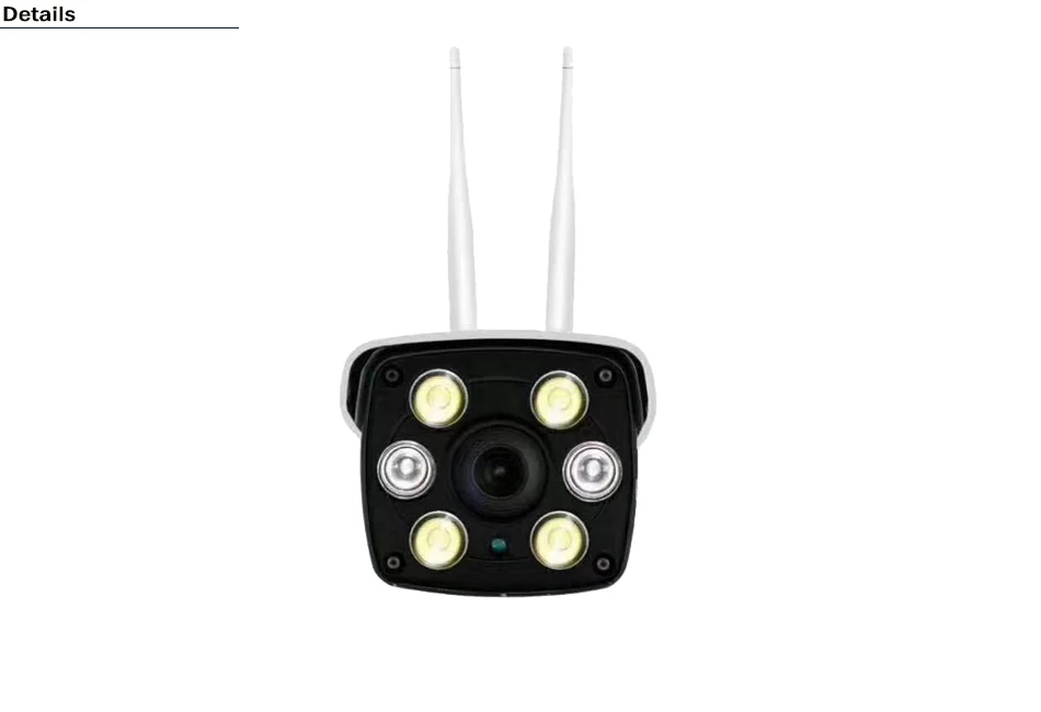 1080P красочное ночное видение Wi Fi IP камера двойной источник света plug and play 2 way аудио