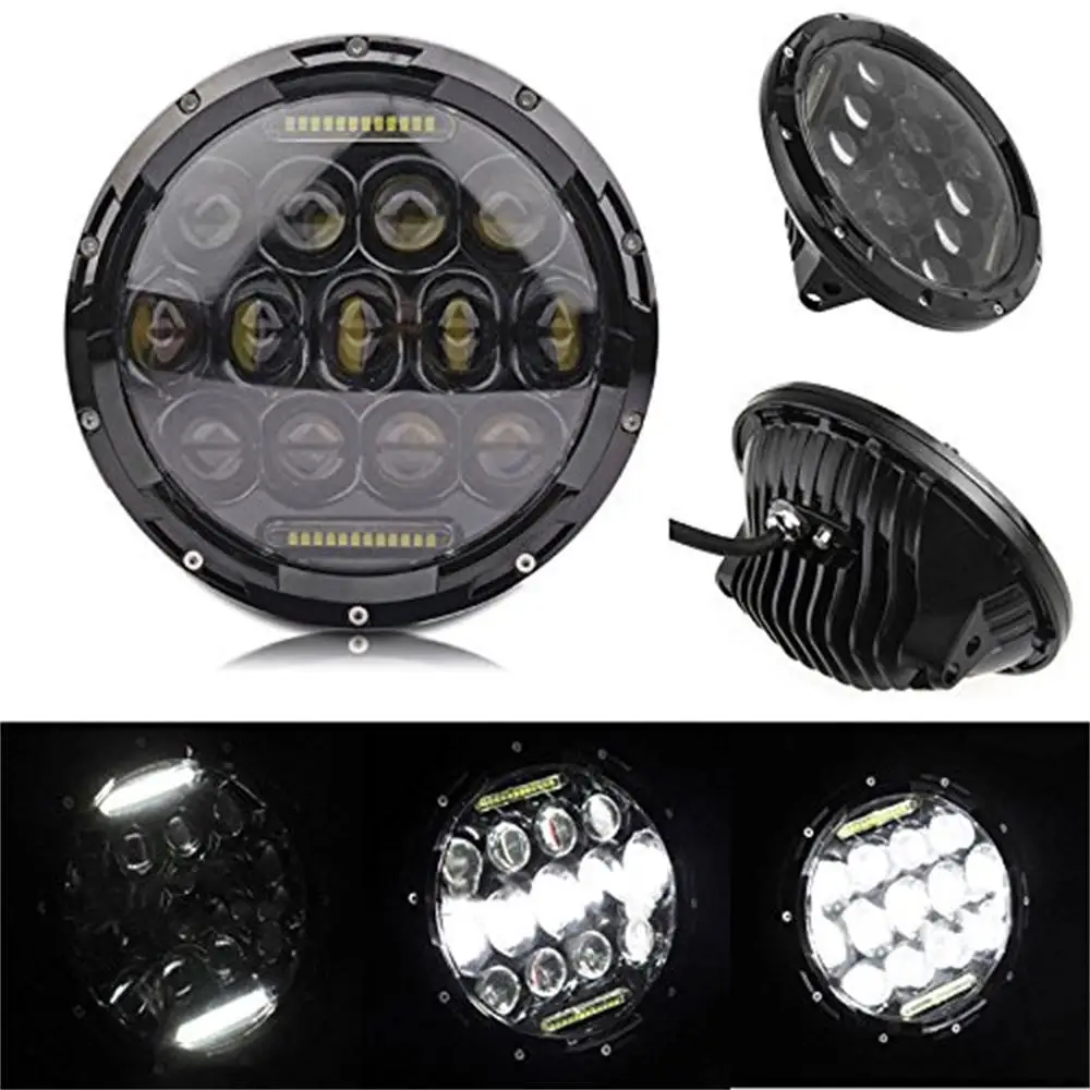Пара " светодиодный фары для автомобиля, Круглый обновленный DRL Hi/Low Beam для 1950-1979 VW Beetle Classic