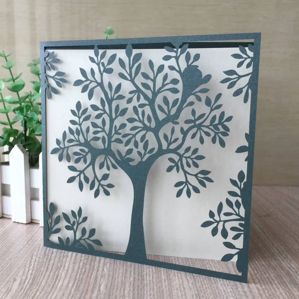 

45pcs Latest Laser Cut Wedding Invitation Chic Birthday Party Invitation Card Greeting Card Gift Card
