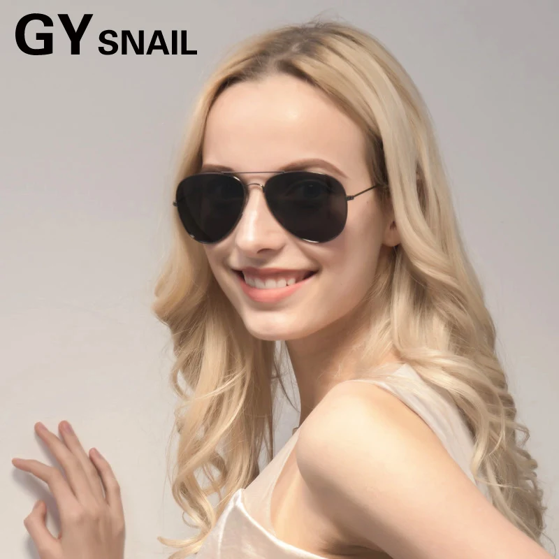 GY Classic pilot Sunglasses men Polarized Brand Designer fashion sun glasses for women goggles driving mens Mirror UV400 oculos |
