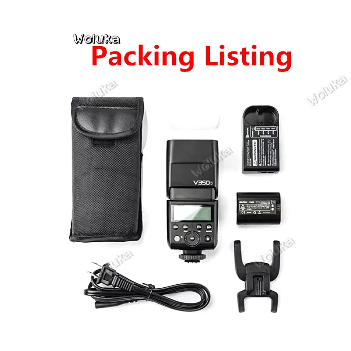 Godox V350 2 4G Master/ Slave Camera TTL Беспроводная вспышка Speedlite 1/8000s HSS для C/N/S/L/O/F CD50 T03