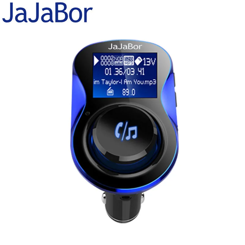Автомобильный fm передатчик JaJaBor Bluetooth автомобильный комплект громкой связи с AUX 3 5