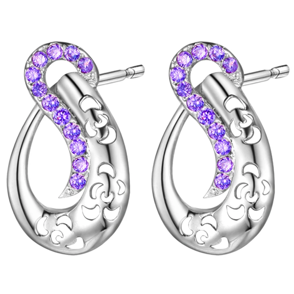 Серьги-пусеты R930 925 пробы для женщин и мужчин | Украшения аксессуары