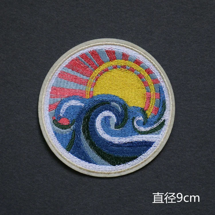 Sun Moon/в форме сердца рука кошка &quotсделай сам&quot значки Звездная ночь живопись