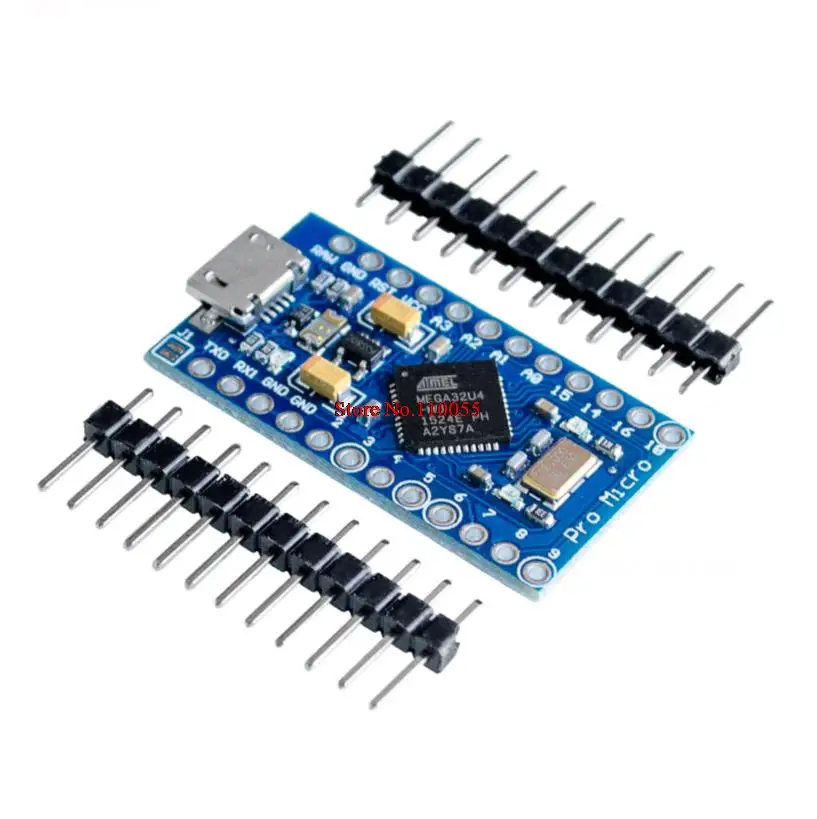 10 шт./лот Новинка Pro Micro ATmega32U4 5V/16 МГц модуль с 2 row штыревые для Leonardo|micro atmega32u4|pro