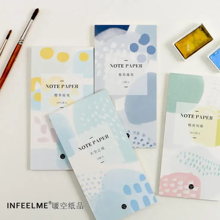 Infeel.me цветные блоки заметки для сообщений милые записные книжки блокноты N Times