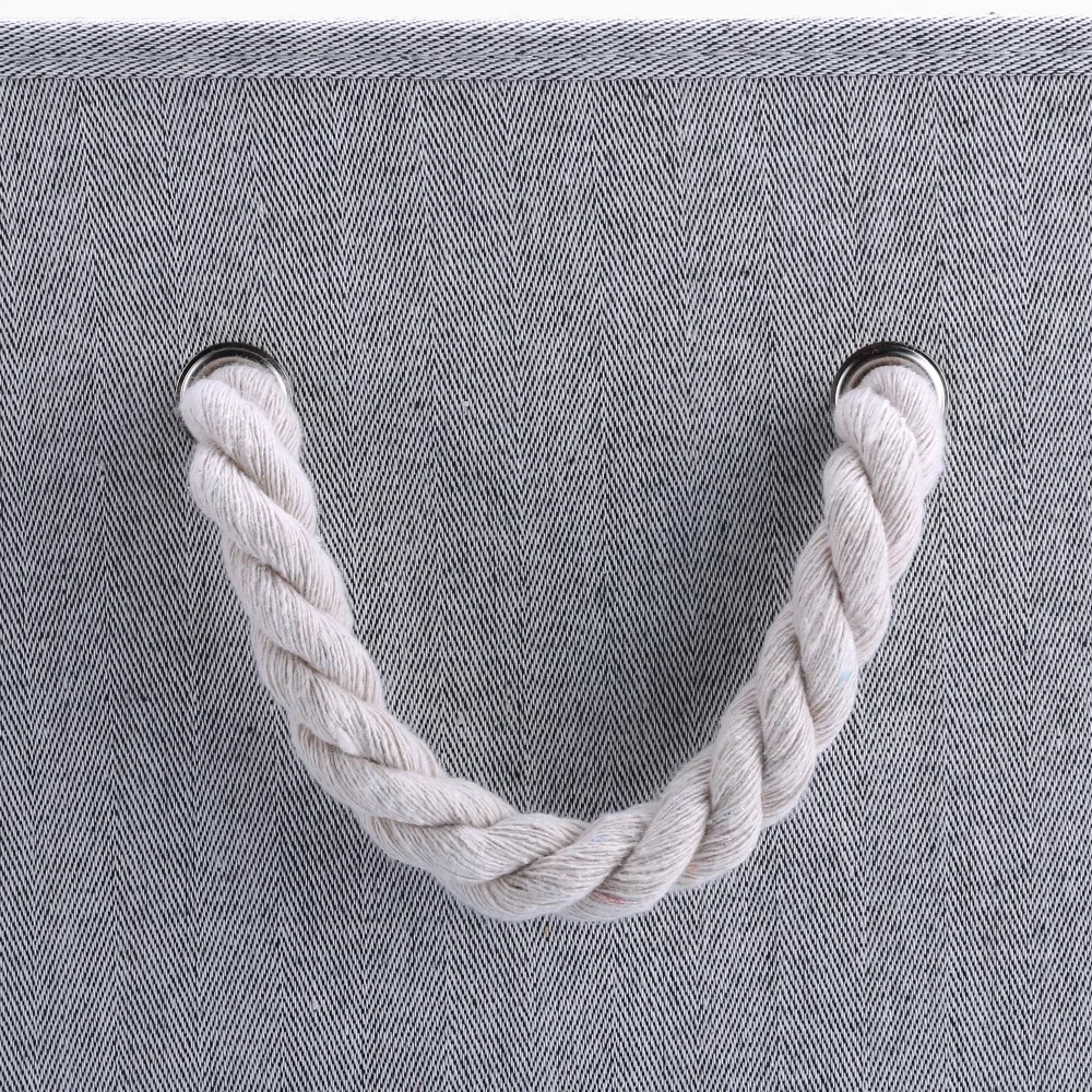 Hangerlink складной тканевый куб для хранения бункеров с ручкой из хлопчатобумажной