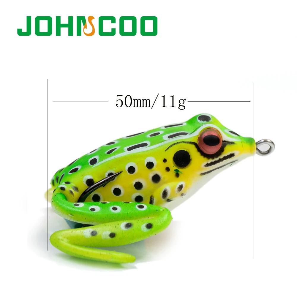 Новая мягкая пластиковая рыболовная приманка лягушка с острым крючком Воблер