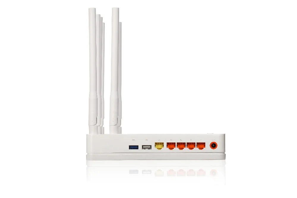 

TOTOLINK A6004NS AC1900 Dual Band Gigabit WiFi Router /Access Point /WiFi Repeater with 6 Detachable Antennas, English Firmware