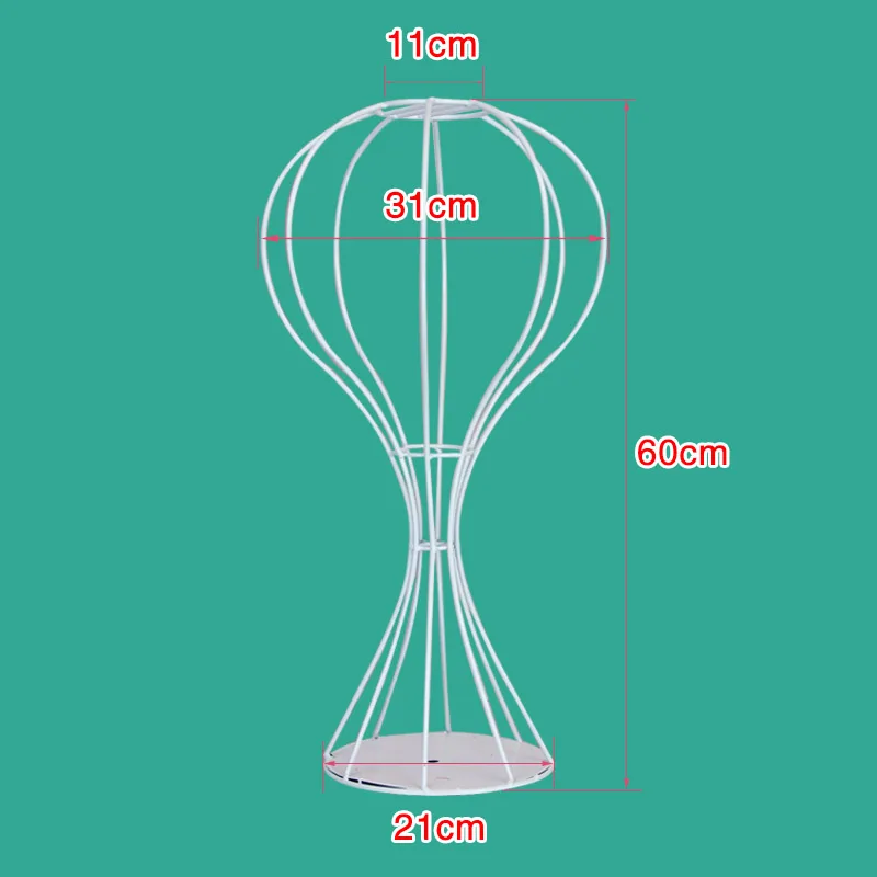 JAROWN Wedding Decoration Iron Flower Stand Stage Props Decor Road Sign Creative Flower Frame Photography Home Decoration - Color: L