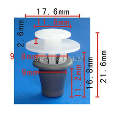 

20x OEM Nylon for Audi VW Moulding Clip Retainer Fastener Golf Jetta Passat 357-853-575 357853575
