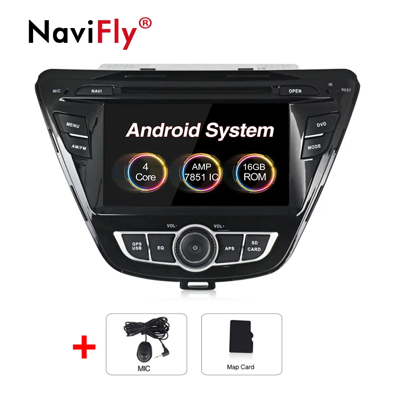 Car dvd 2din Android 8,1 автомобильный dvd мультимедийный плеер gps навигация для hyundai Elantra Avante радио FM wifi RDS BT SD USB - Цвет: Car dvd