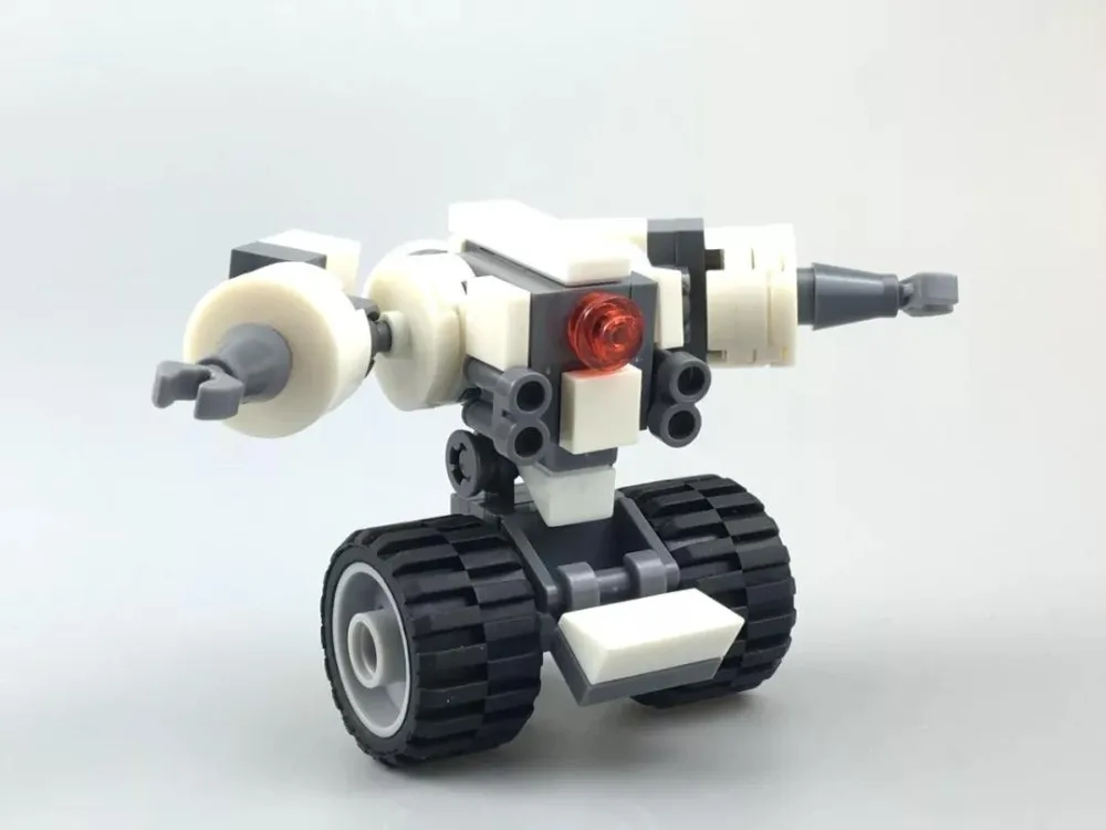 Блоки MOC маленькая меха железная и стальная команда робот совместимые Legoelys