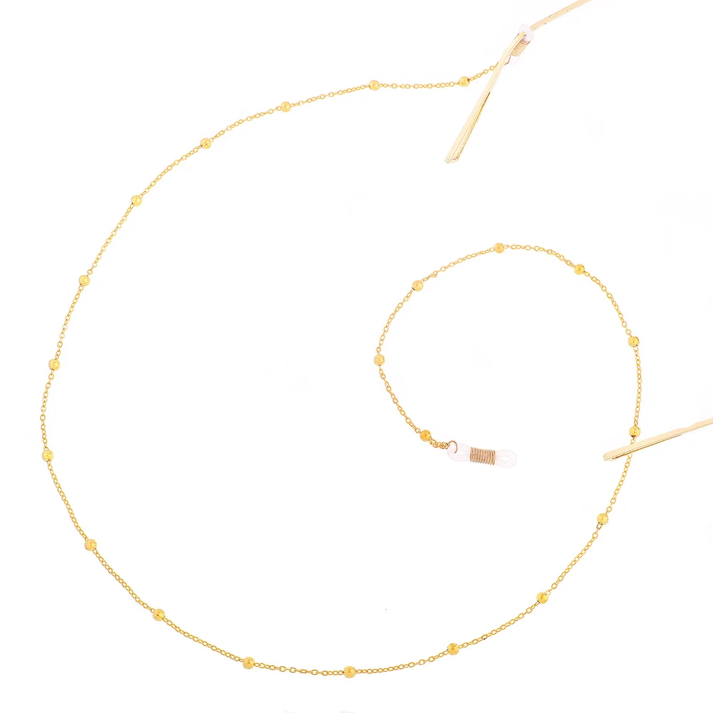 70cm Elegant Eyeglass Chain Sunglasses Reading Beaded Glasses Chain Eyewear Rope Lanyards Rose Gold Silver Glass Cord Neck Strap