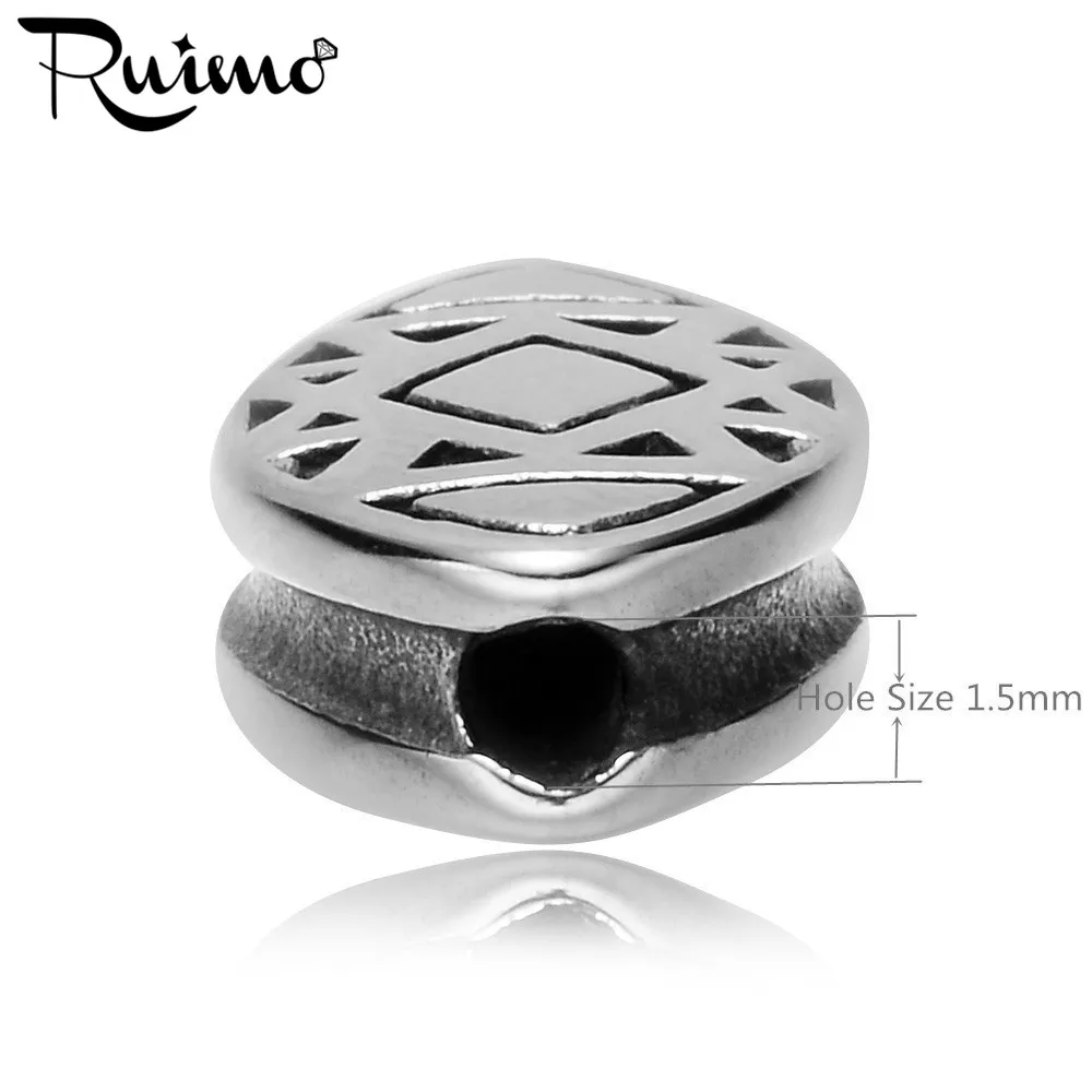 Бусины Из Нержавеющей Стали 316L с маленькой диафрагмой 1 5 мм|beads for jewelry making|spacer
