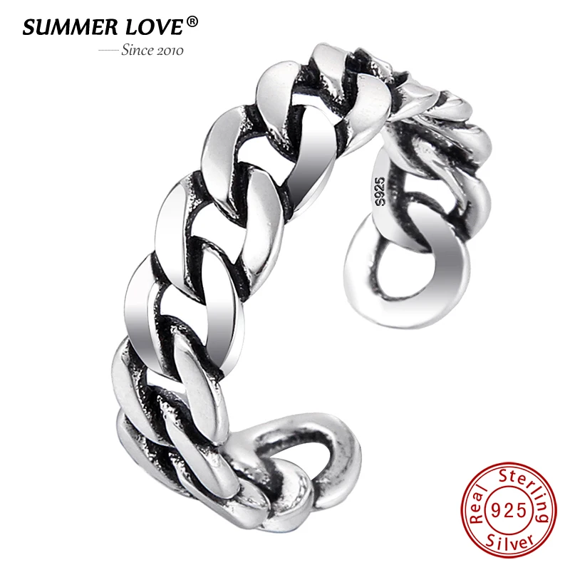 Женское и мужское кольцо из серебра 2018 пробы в стиле ретро|fine jewelry|jewelry mens ringsjewelry