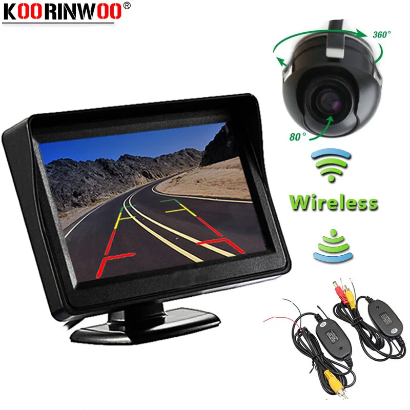 Многофункциональный цифровой ЖК монитор Koorinwoo HD800P TFT экран беспроводная
