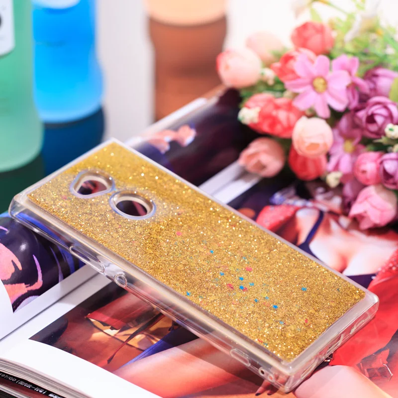 Роскошный Блестящий Мягкий силиконовый чехол для телефона SONY L1 L2 XA1 Plus XA2 Ultra XZ Premium