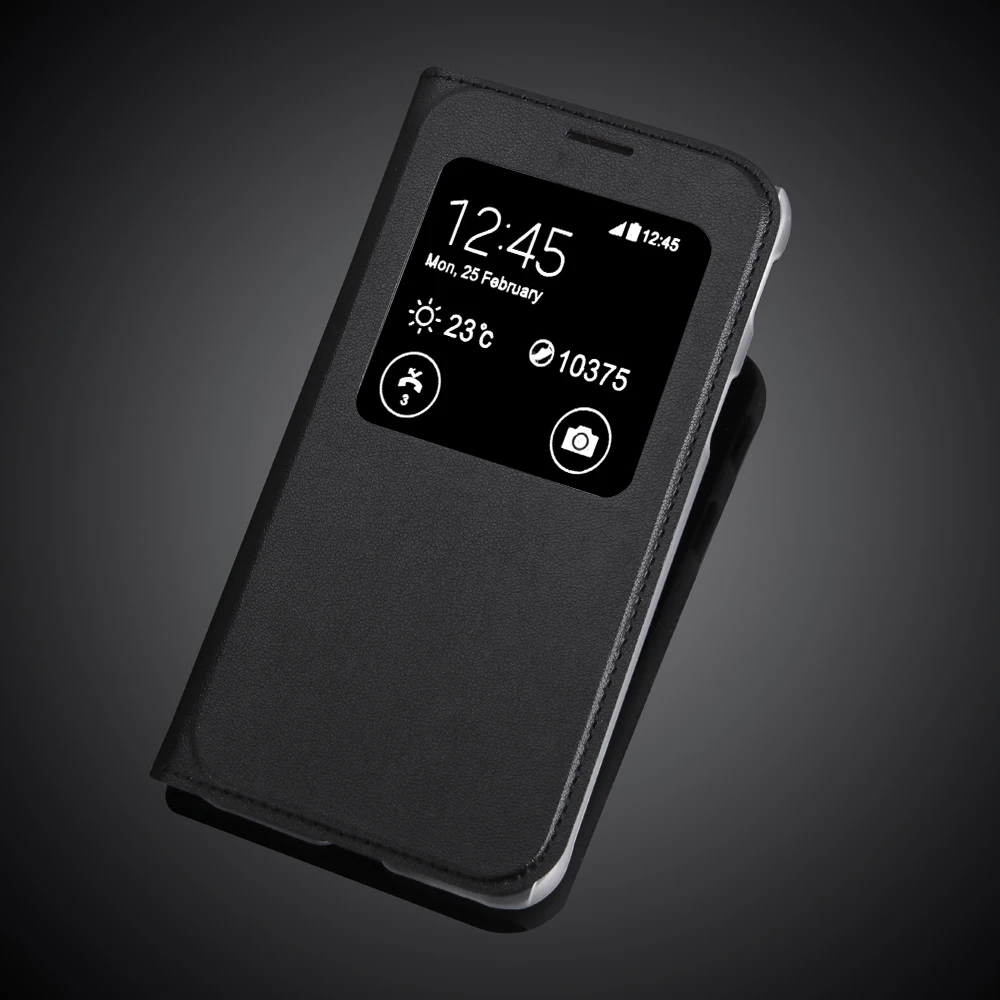 For Samsung Galaxy Xcover 4 G390F 5.0&quot Xcover4 Window Case Cover PU Leather Shockproof Protective Mobile Phone Back Cases Covers |