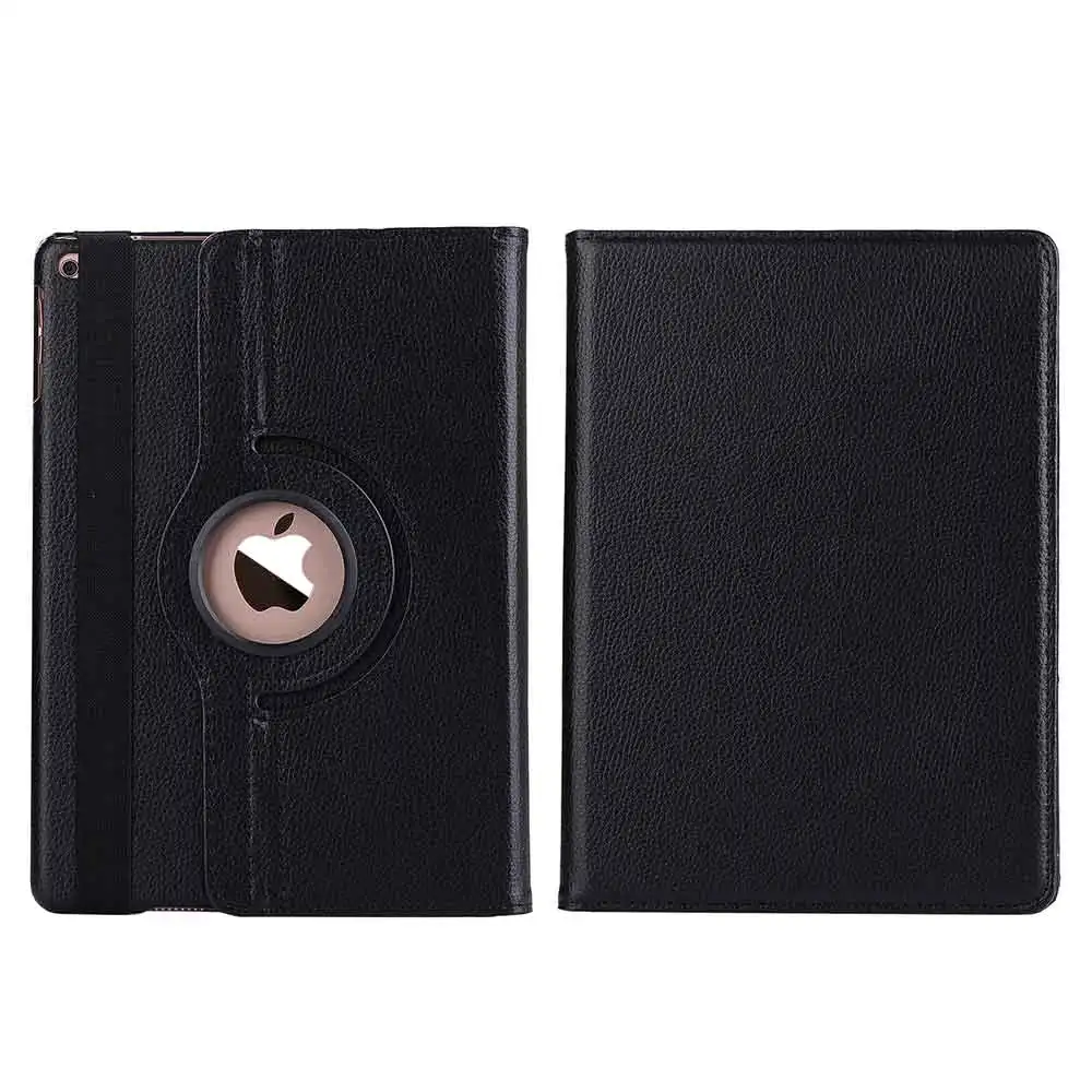 Black 360 Вращающийся Защитный чехол для iPad 2/3/4 Чехол(9,7 дюйма старого образца) Folio кожаный Fundas со стилями ручка+ защитная пленка на экран - Цвет: Black