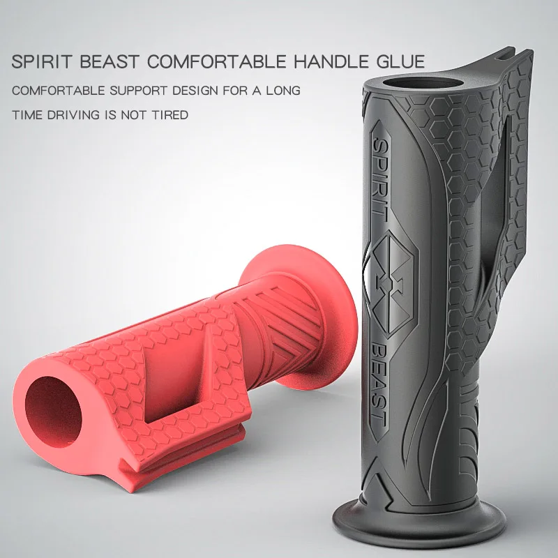 Резиновая рукоятка SPIRIT BEAST для питбайка honda cafe racer benelli suzuki yamaha KTM kawasaki BMW|Ручки