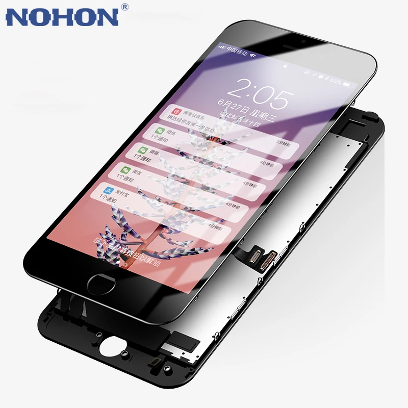 NOHON ЖК дисплей сенсорный экран 3D дигитайзер сборка Замена для iPhone 6 S 7 Мобильный