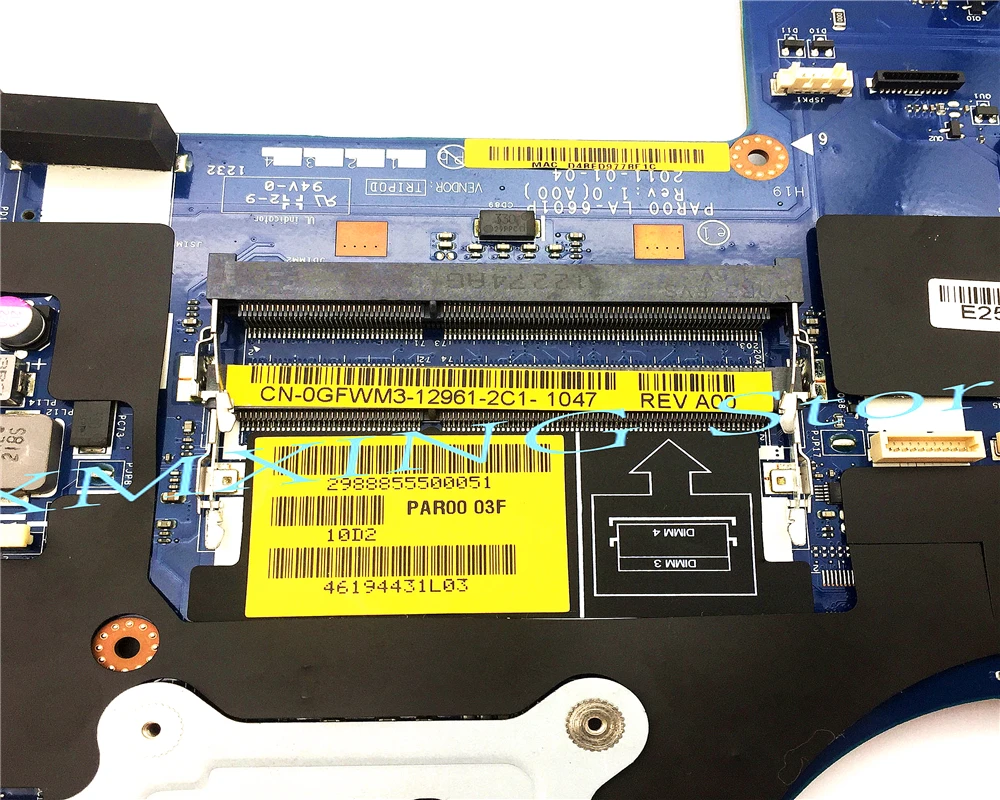 FULCOL для DELL ALIENWARE M17X R3 Материнская плата ноутбука LA 6601P CN 0GFWM3 GFWM3 Протестировано на
