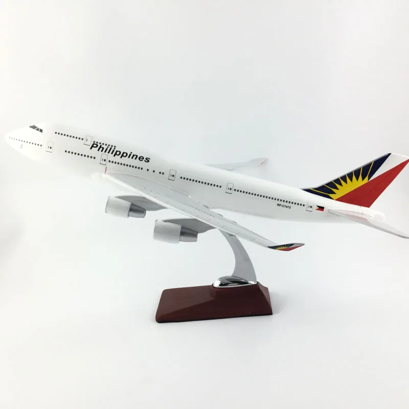 Авиакомпаний 45 47 boeing 747 Филиппины модель самолета Модель имитация на Рождество