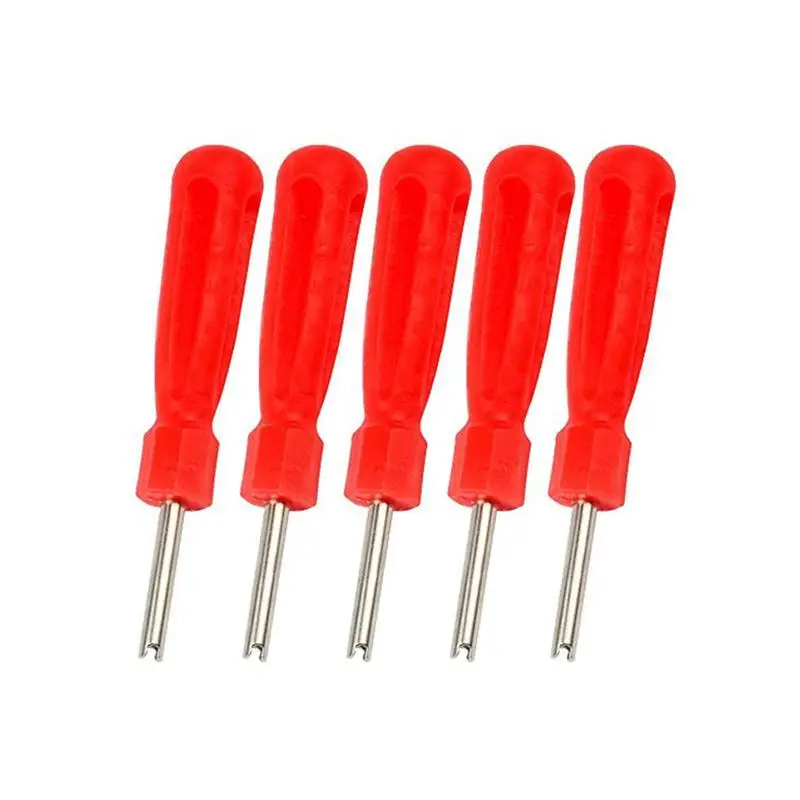

WINOMO 5 Pcs Plastic Handle Car Valve Core Removal Single Head Tire Repair Tools for Bike Electrocar