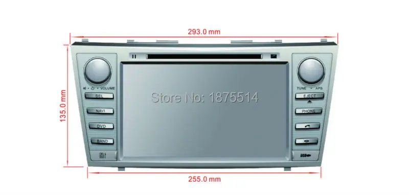 Для TOYOTA Camry 2007 - 2011 Indash 8 дюймов GPS навигации dvd-плеер радио стерео мультимедийная