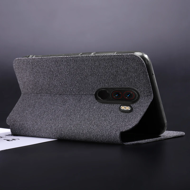 Для Xiaomi POCOPHONE F1 чехол POCO F1 откидная крышка полная защита Силиконовый противоударный чехол capas MOFi POCOPHONE F1 чехол