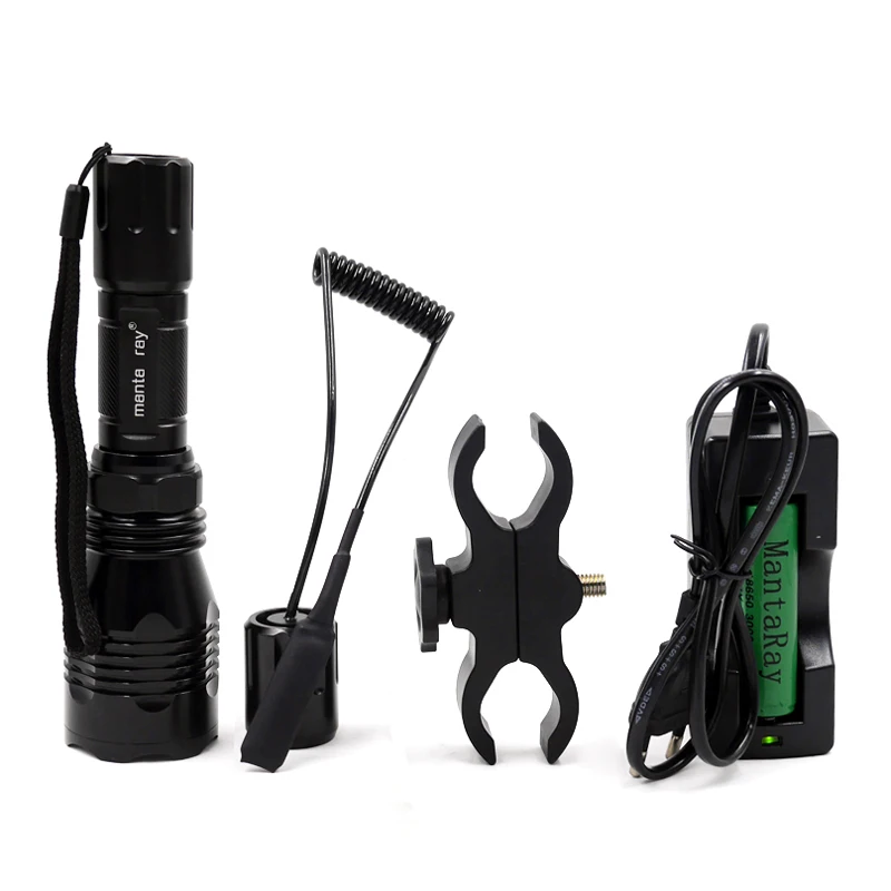 Фонарь светодиодный тактический красный зеленый синий белый свет|tactical flashlight|led