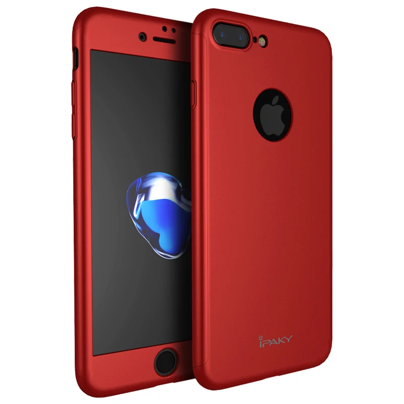 Чехол для iPhone 7, бренд IPAKY, полный Чехол для iPhone 6, 6s Plus, защитный чехол на весь корпус для iPhone 8, 8 Plus, чехол